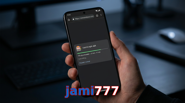 Main screen of Jami777 apk page for PK players