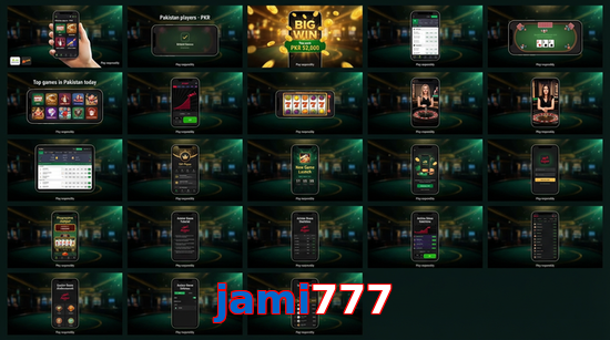 Main screen of Jami777 bet page for PK players